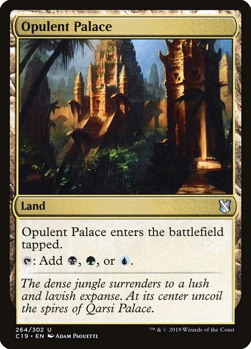 Opulent Palace, carta Magic di tipo Land illustrata da Adam Paquette