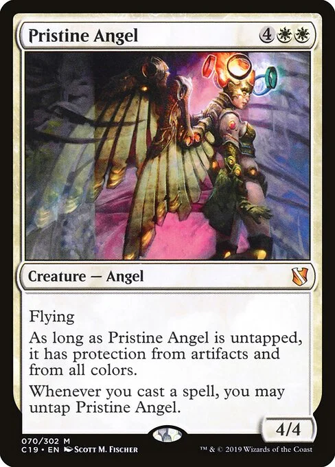 Pristine Angel, carta Magic di tipo Creature — Angel illustrata da Scott M. Fischer