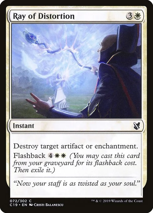 Ray of Distortion, carta Magic di tipo Instant illustrata da Cristi Balanescu