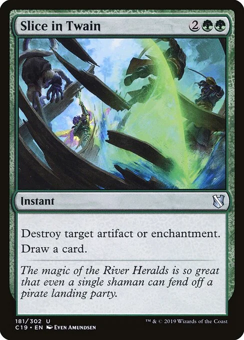 Slice in Twain, carta Magic di tipo Instant illustrata da Even Amundsen