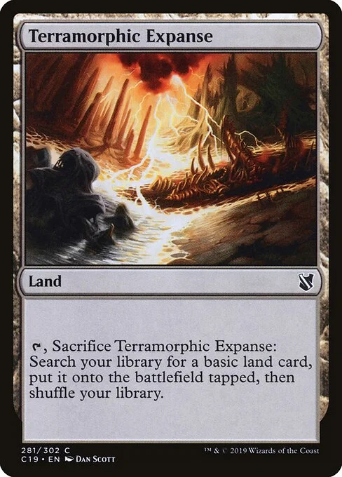 Terramorphic Expanse, carta Magic di tipo Land illustrata da Dan Murayama Scott