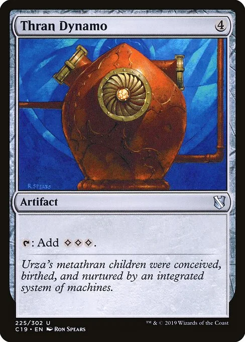 Thran Dynamo, carta Magic di tipo Artifact illustrata da Ron Spears