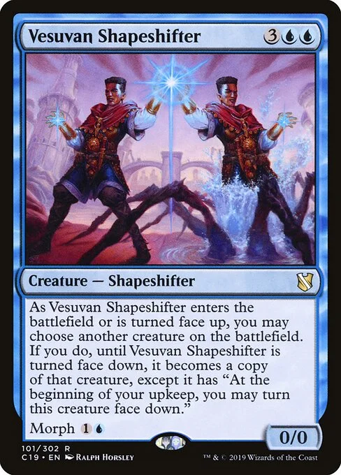 Vesuvan Shapeshifter, carta Magic di tipo Creature — Shapeshifter illustrata da Ralph Horsley