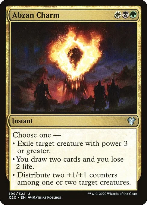 Abzan Charm, carta Magic di tipo Instant illustrata da Mathias Kollros