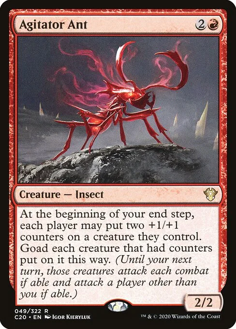 Agitator Ant, carta Magic di tipo Creature — Insect illustrata da Igor Kieryluk
