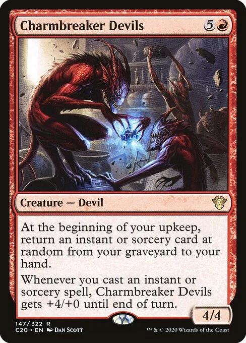 Charmbreaker Devils, carta Magic di tipo Creature — Devil illustrata da Dan Murayama Scott
