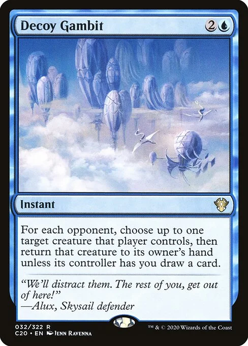 Decoy Gambit, carta Magic di tipo Instant illustrata da Ravenna Tran