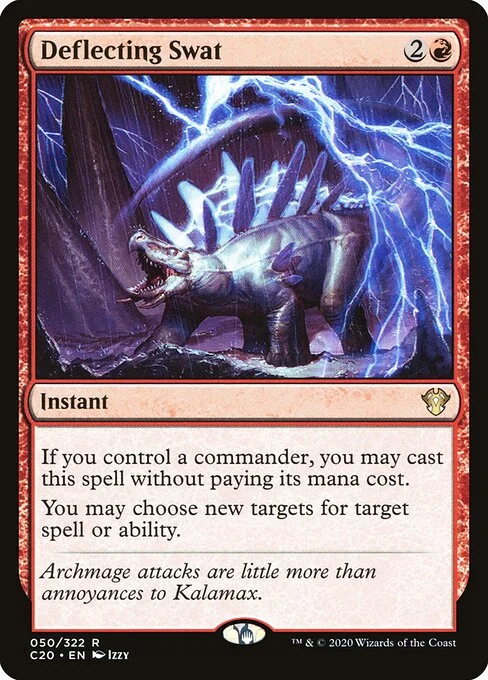 Deflecting Swat, carta Magic di tipo Instant illustrata da Izzy