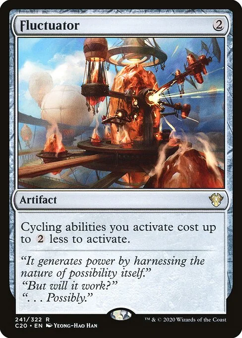 Fluctuator, carta Magic di tipo Artifact illustrata da Yeong-Hao Han