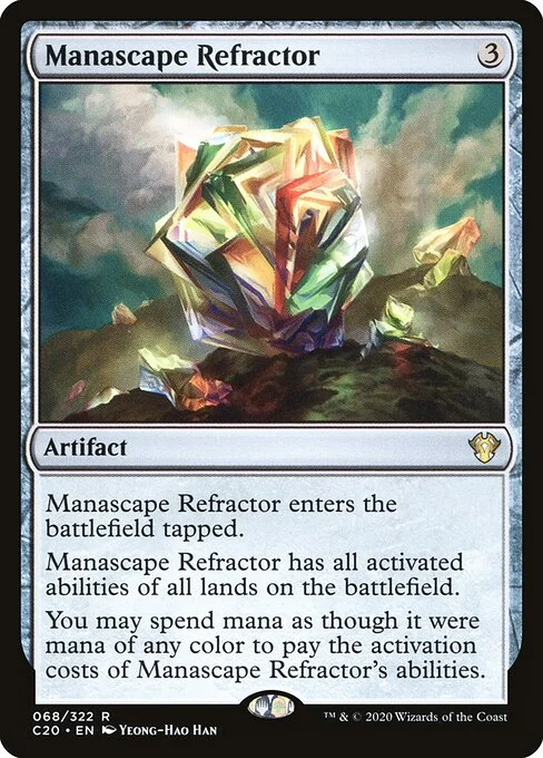 Manascape Refractor, carta Magic di tipo Artifact illustrata da Yeong-Hao Han