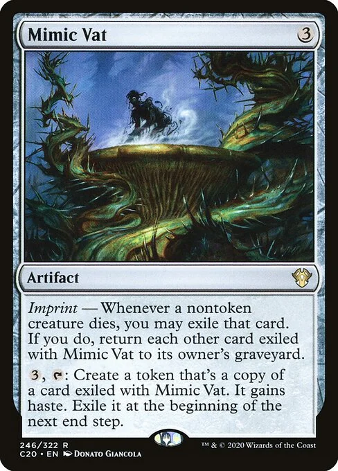 Mimic Vat, carta Magic di tipo Artifact illustrata da Donato Giancola