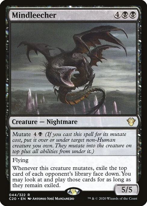 Mindleecher, carta Magic di tipo Creature — Nightmare illustrata da Antonio José Manzanedo