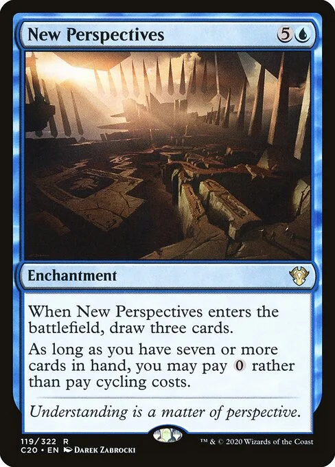 New Perspectives, carta Magic di tipo Enchantment illustrata da Darek Zabrocki