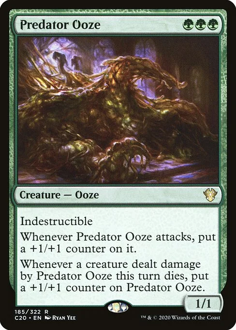 Predator Ooze, carta Magic di tipo Creature — Ooze illustrata da Ryan Yee