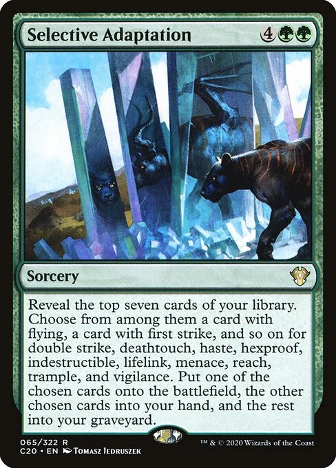 Selective Adaptation, carta Magic di tipo Sorcery illustrata da Tomasz Jedruszek