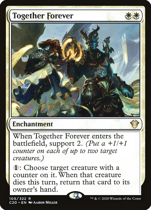 Together Forever, carta Magic di tipo Enchantment illustrata da Aaron Miller