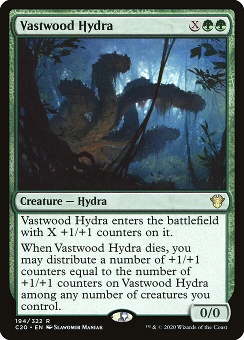 Vastwood Hydra, carta Magic di tipo Creature — Hydra illustrata da Slawomir Maniak