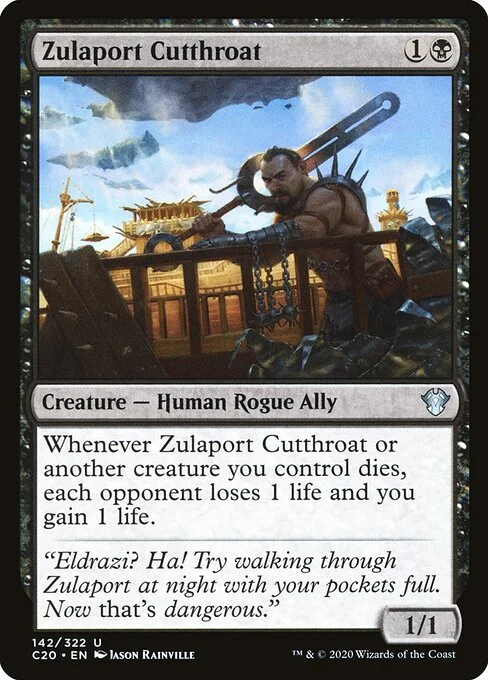 Zulaport Cutthroat, carta Magic di tipo Creature — Human Rogue Ally illustrata da Jason Rainville