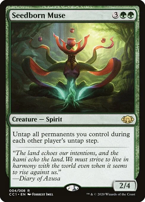 Seedborn Muse, carta Magic di tipo Creature — Spirit illustrata da Forrest Imel