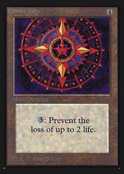 Conservator, carta Magic di tipo Artifact illustrata da Amy Weber