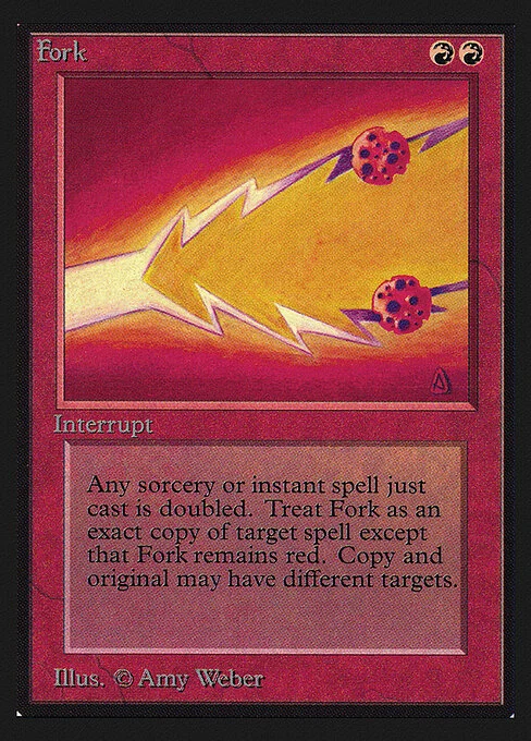 Fork, carta Magic di tipo Instant illustrata da Amy Weber