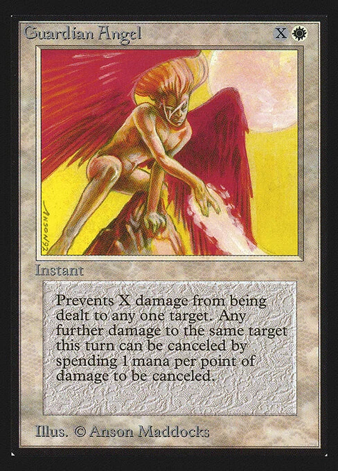 Guardian Angel, carta Magic di tipo Instant illustrata da Anson Maddocks