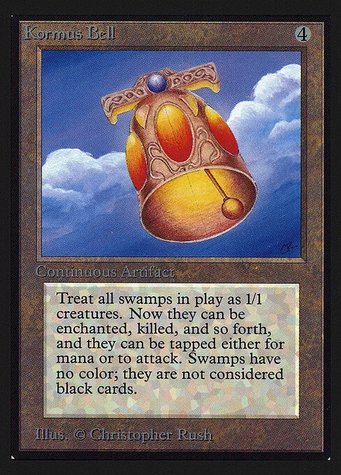 Kormus Bell, carta Magic di tipo Artifact illustrata da Christopher Rush