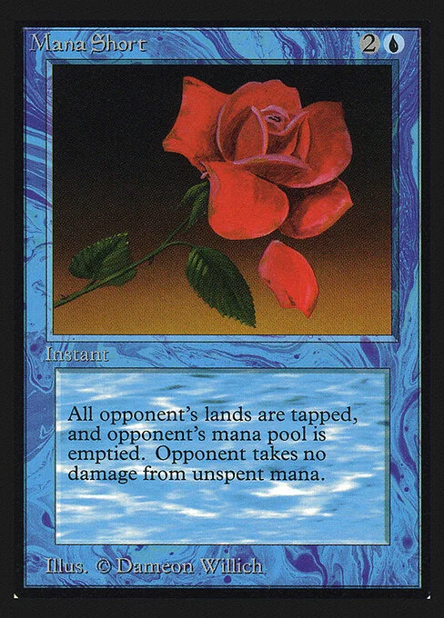 Mana Short, carta Magic di tipo Instant illustrata da Dameon Willich