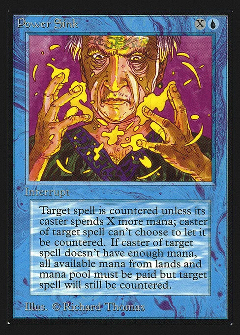 Power Sink, carta Magic di tipo Instant illustrata da Richard Thomas