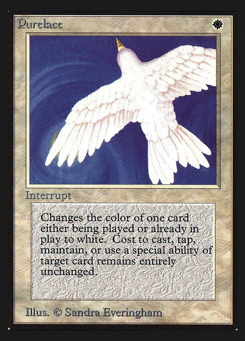 Purelace, carta Magic di tipo Instant illustrata da Sandra Everingham