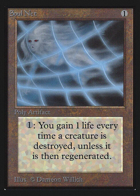 Soul Net, carta Magic di tipo Artifact illustrata da Dameon Willich