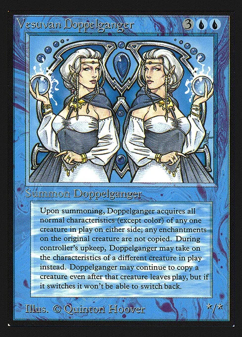 Vesuvan Doppelganger, carta Magic di tipo Creature — Shapeshifter illustrata da Quinton Hoover