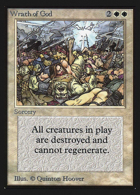 Wrath of God, carta Magic di tipo Sorcery illustrata da Quinton Hoover