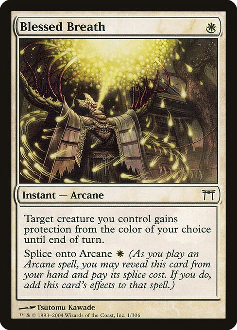 Blessed Breath, carta Magic di tipo Instant — Arcane illustrata da Tsutomu Kawade