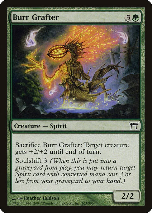 Burr Grafter, carta Magic di tipo Creature — Spirit illustrata da Heather Hudson