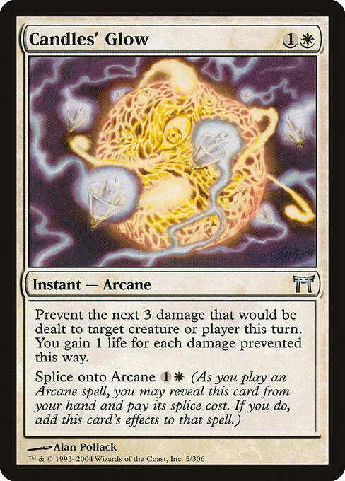 Candles' Glow, carta Magic di tipo Instant — Arcane illustrata da Alan Pollack