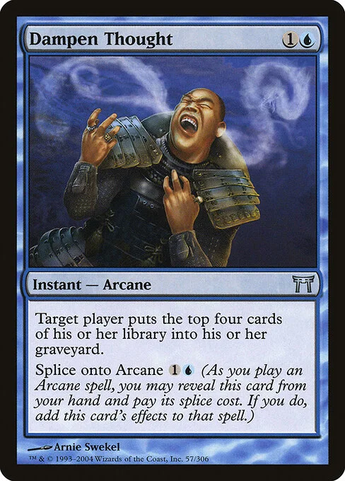 Dampen Thought, carta Magic di tipo Instant — Arcane illustrata da Arnie Swekel