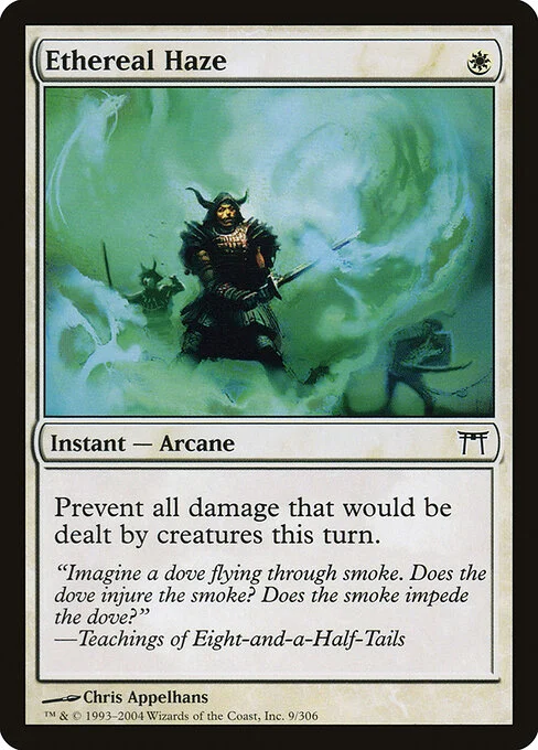 Ethereal Haze, carta Magic di tipo Instant — Arcane illustrata da Chris Appelhans