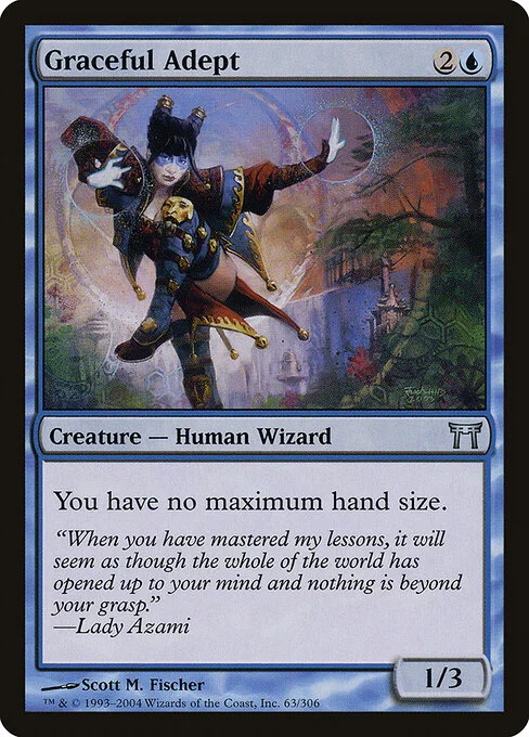 Graceful Adept, carta Magic di tipo Creature — Human Wizard illustrata da Scott M. Fischer