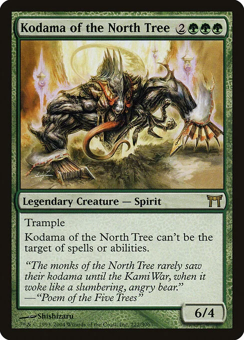 Kodama of the North Tree, carta Magic di tipo Legendary Creature — Spirit illustrata da Shishizaru