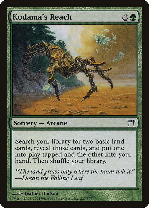 Kodama's Reach, carta Magic di tipo Sorcery — Arcane illustrata da Heather Hudson