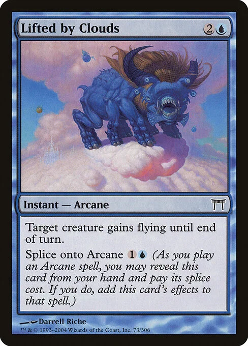 Lifted by Clouds, carta Magic di tipo Instant — Arcane illustrata da Darrell Riche