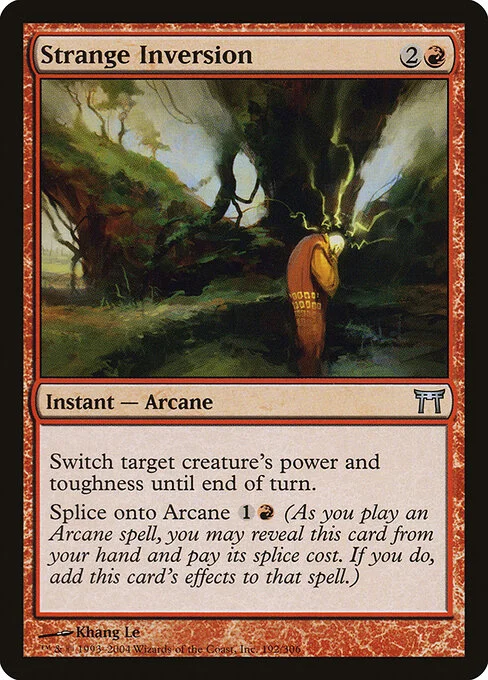 Strange Inversion, carta Magic di tipo Instant — Arcane illustrata da Khang Le