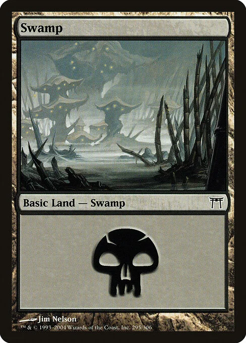 Swamp, carta Magic di tipo Basic Land — Swamp illustrata da Jim Nelson