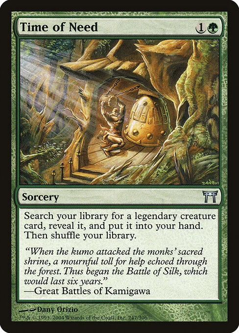 Time of Need, carta Magic di tipo Sorcery illustrata da Dany Orizio