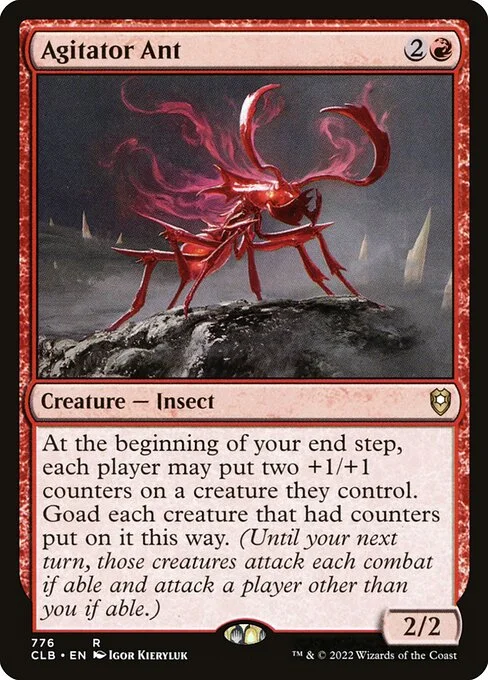Agitator Ant, carta Magic di tipo Creature — Insect illustrata da Igor Kieryluk