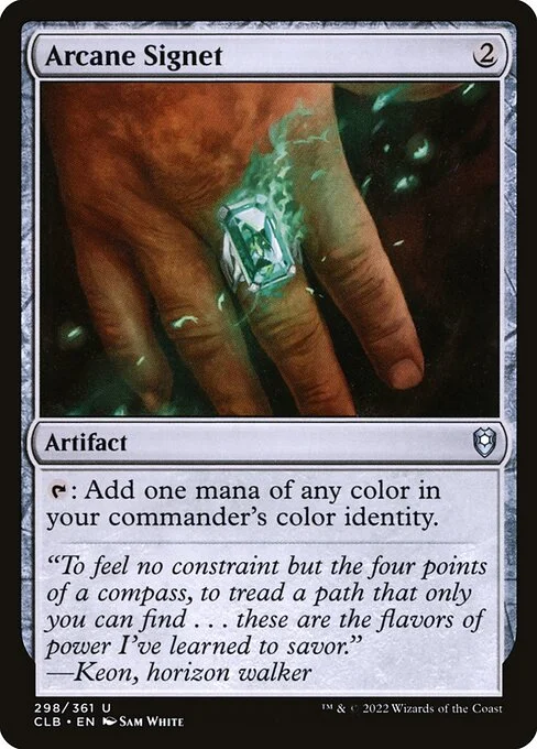 Arcane Signet, carta Magic di tipo Artifact illustrata da Sam White