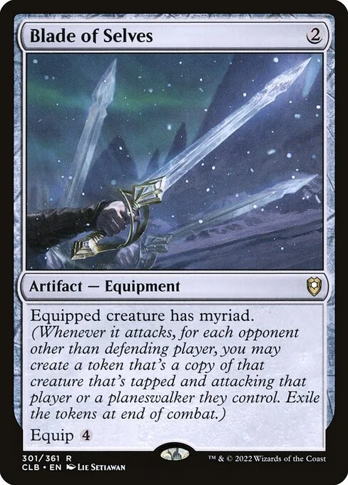 Blade of Selves, carta Magic di tipo Artifact — Equipment illustrata da Lie Setiawan