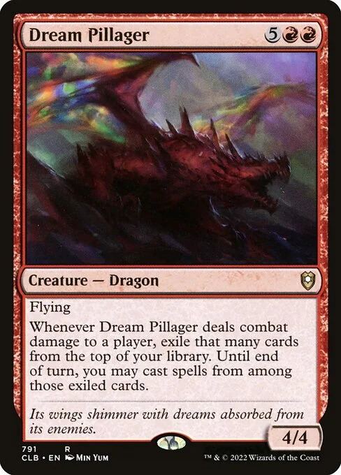 Dream Pillager, carta Magic di tipo Creature — Dragon illustrata da Min Yum