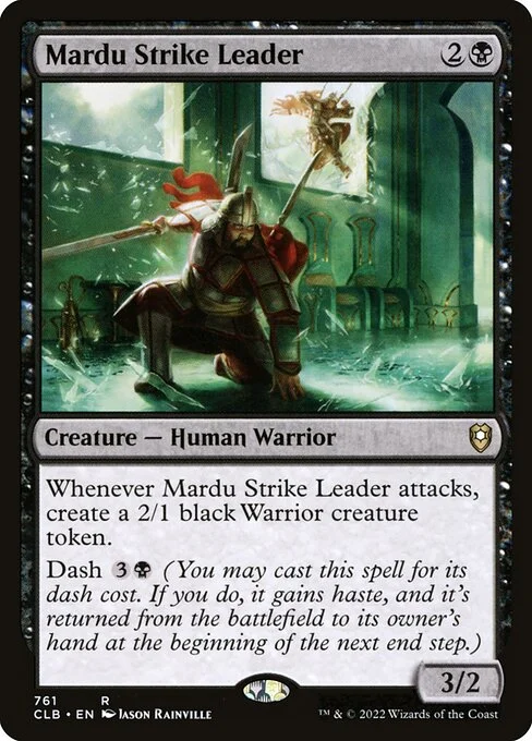 Mardu Strike Leader, carta Magic di tipo Creature — Human Warrior illustrata da Jason Rainville
